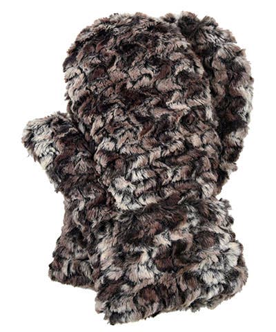 PANDEMONIUM - Vendita all'ingrosso Muffole - Donna - Guanti da donna fatti a mano in pelliccia sintetica2