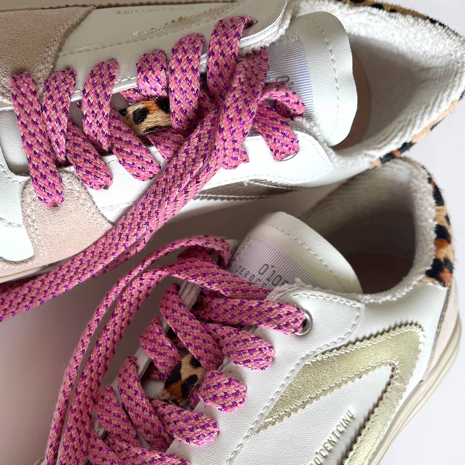 BARNABÉ AIME LE CAFÉ - Wholesale Shoelaces - Women's - Lurex tennis shoe laces2