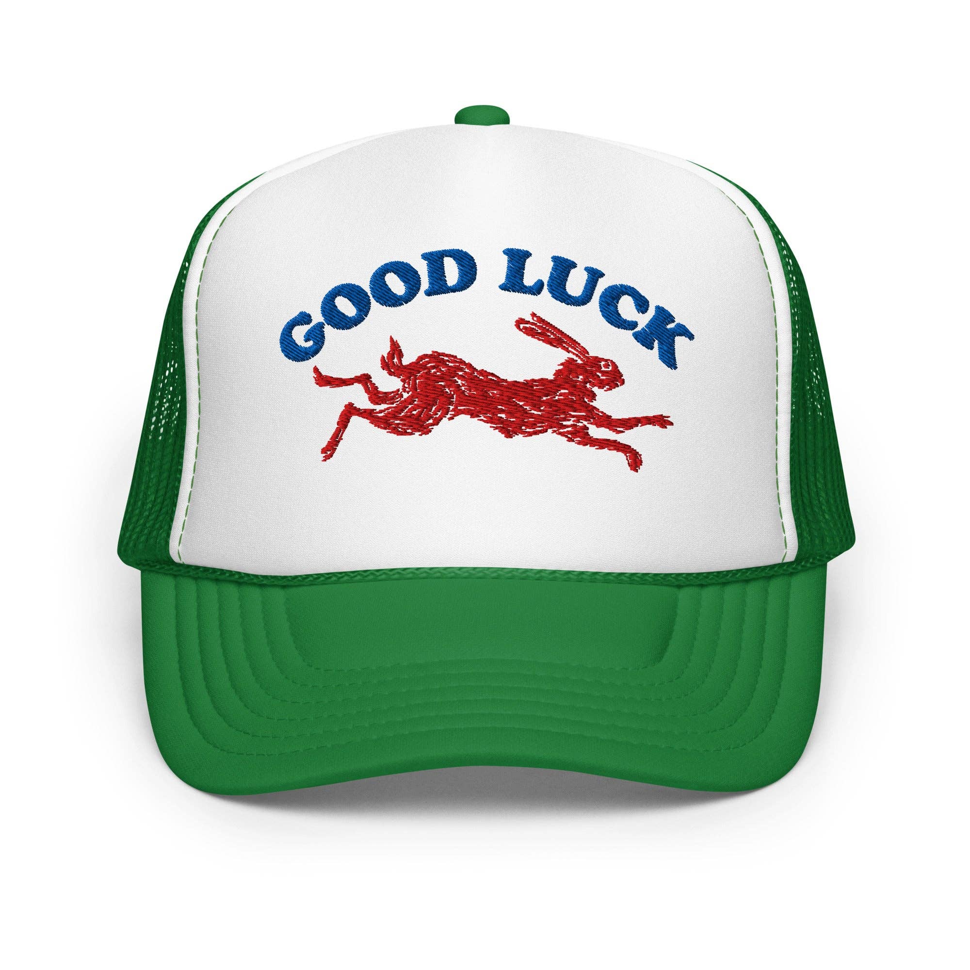KILLER RETRO - Wholesale Trucker Hat - Unisex - Good Luck Embroidered Foam Trucker Hat10