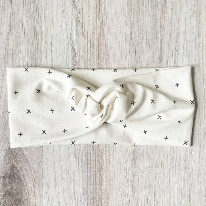 X+ Minimal Twist Headband for wholesale by Macie & Me