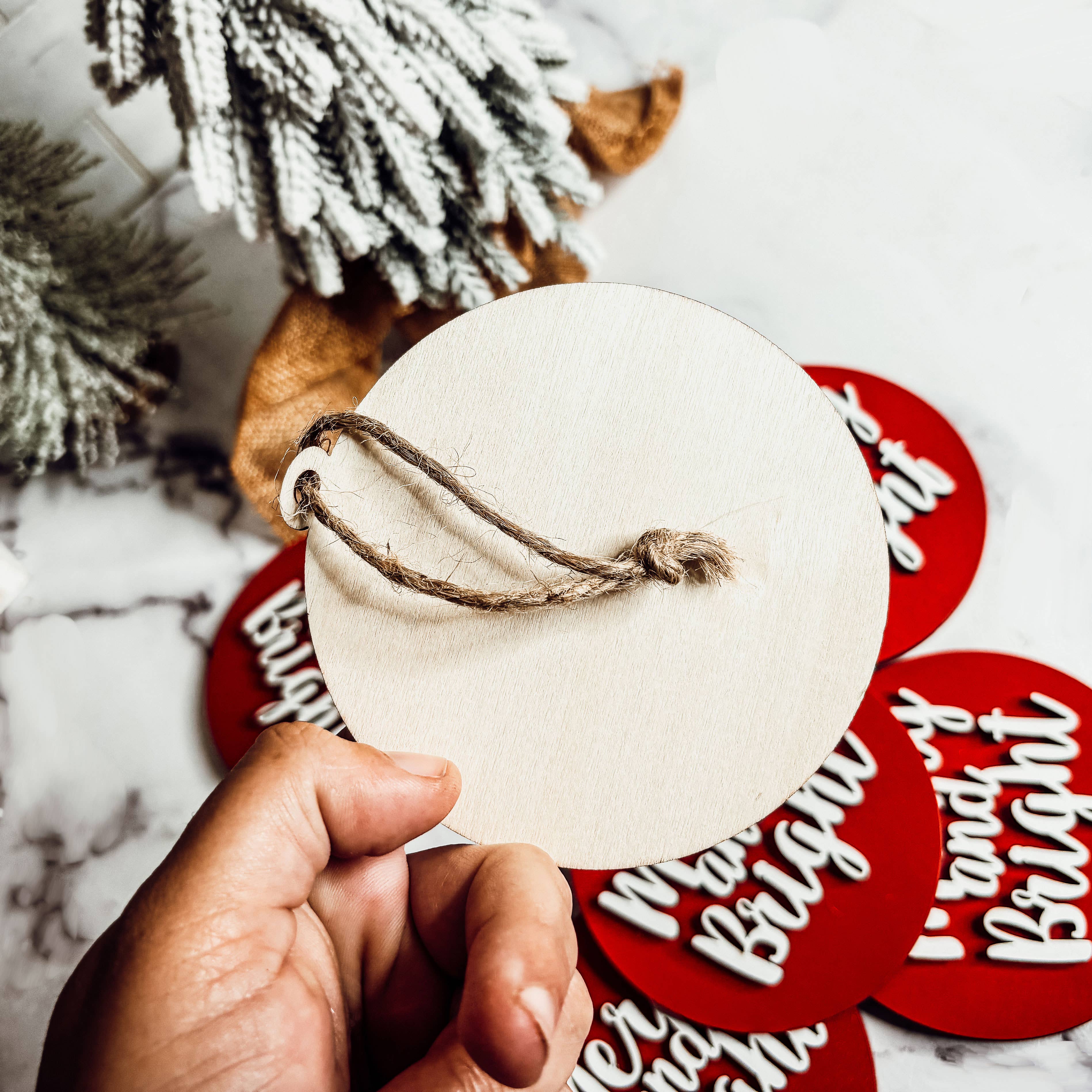 Gia Roma - Wholesale Ornament - Hanging Christmas Decor + Handmade Wooden Ornament Funny164