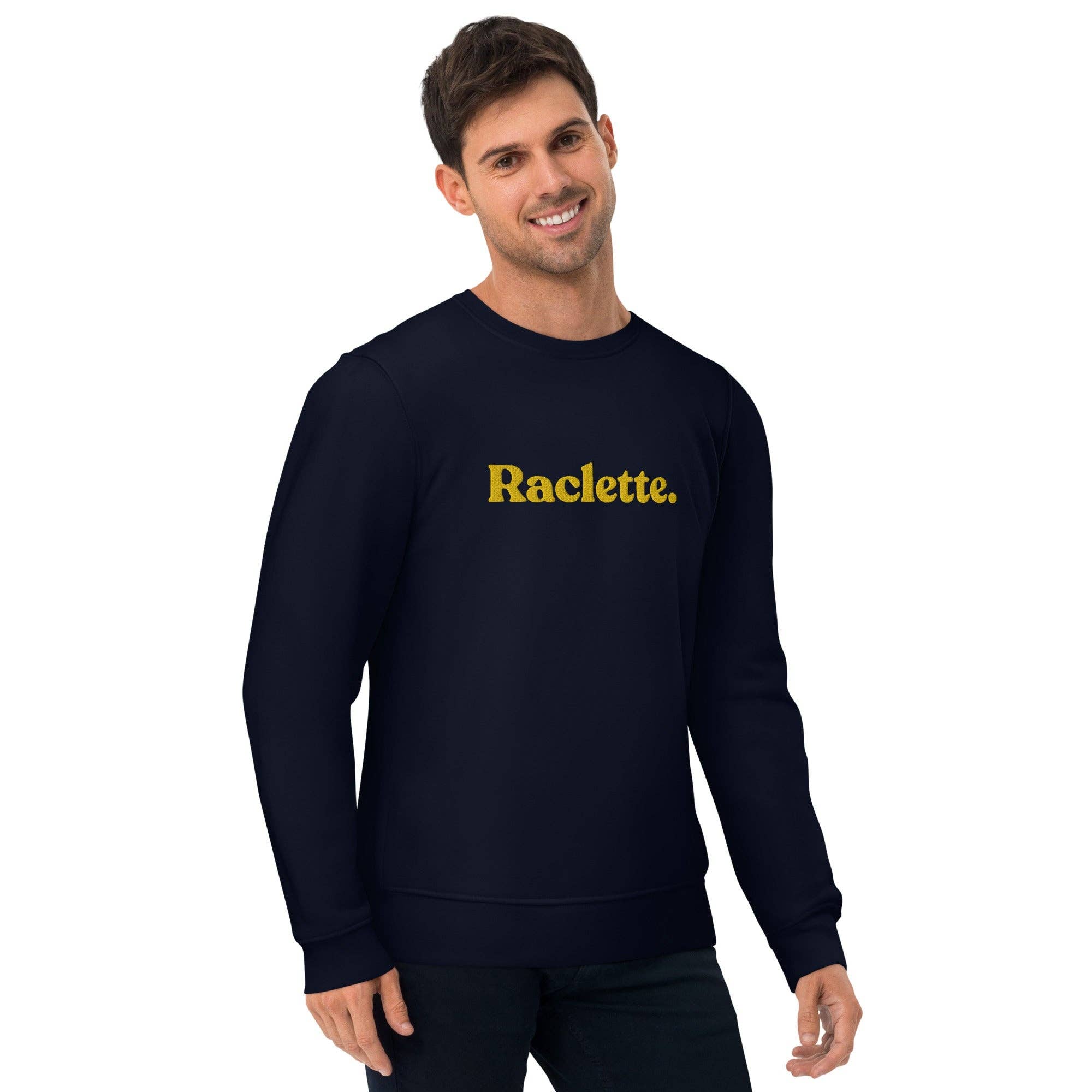 The Refined Spirit - Wholesale Sweatshirt - Unisex - Raclette - Organic Embroidered Sweatshirt1