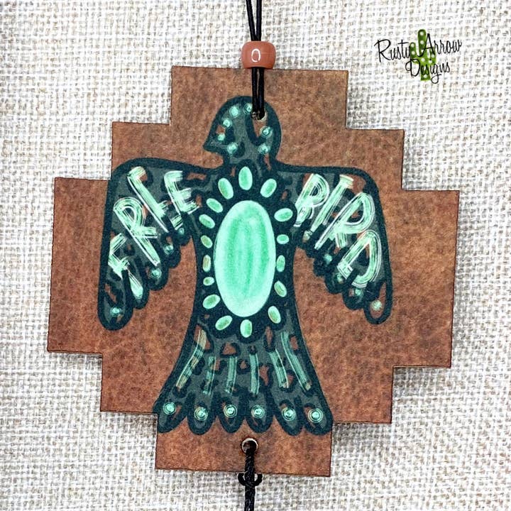 RAD Wholesale - Wholesale Air Freshener - Aztec Shape Tassel Air Freshener Brown Freebird