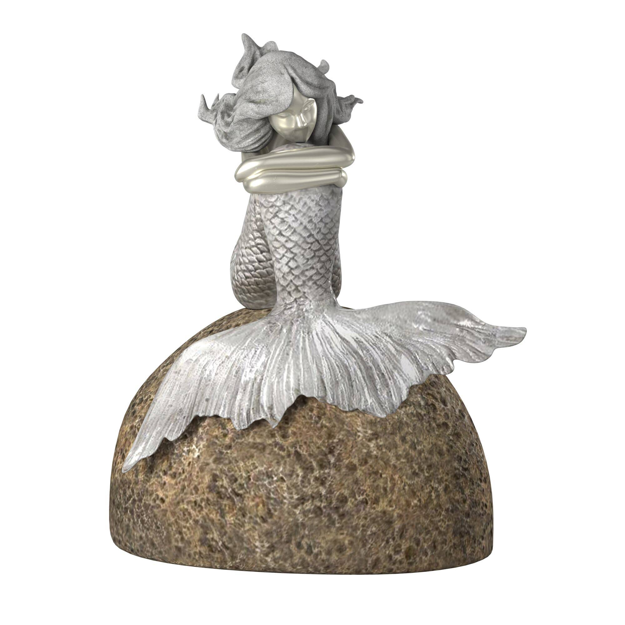 Howard Elliott on Faire - Wholesale Decorative Figurine - Mermaid on Rock Statue3