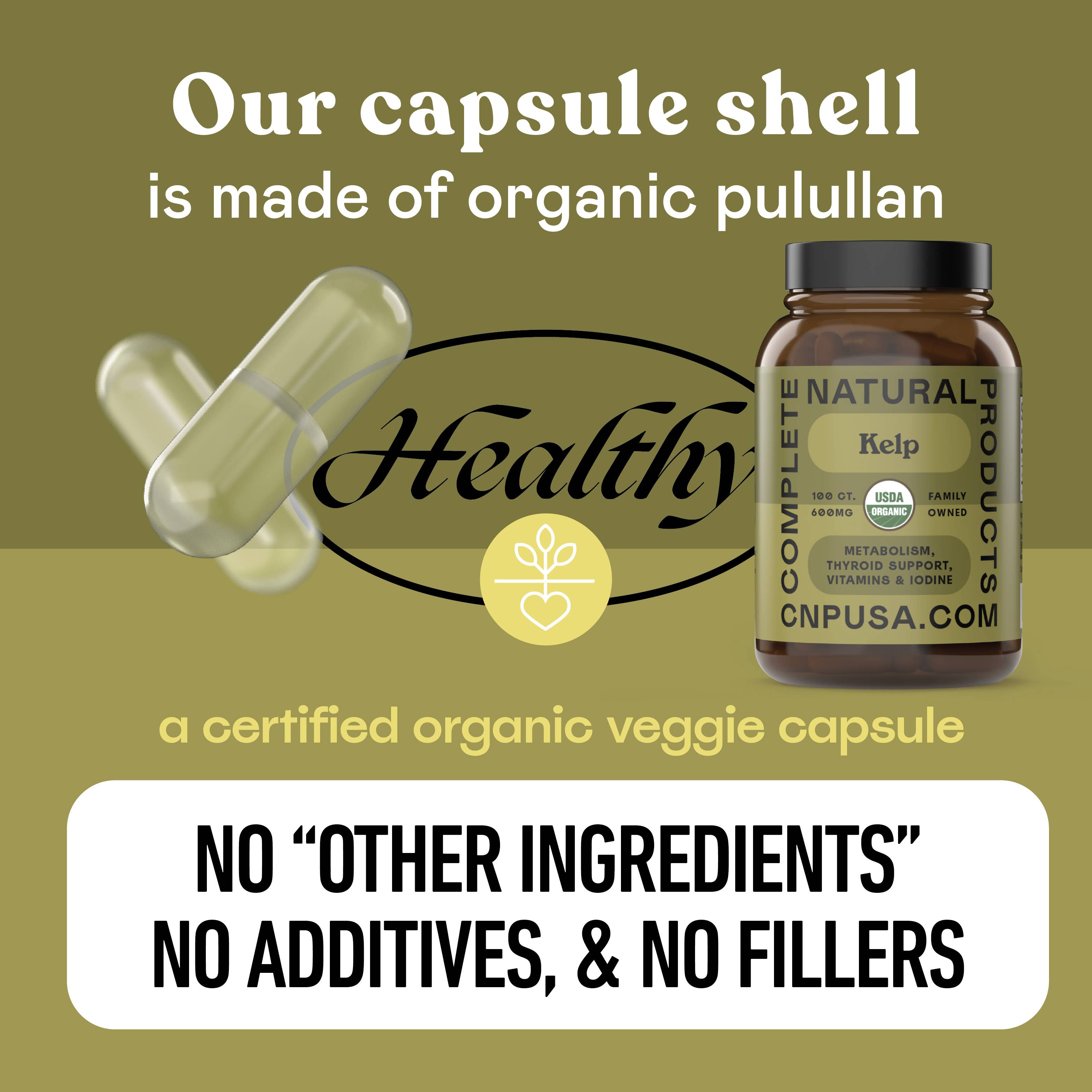 Complete Natural Products – Engroshandel Kosttilskud og vitaminer – Økologiske kelp kapsler6
