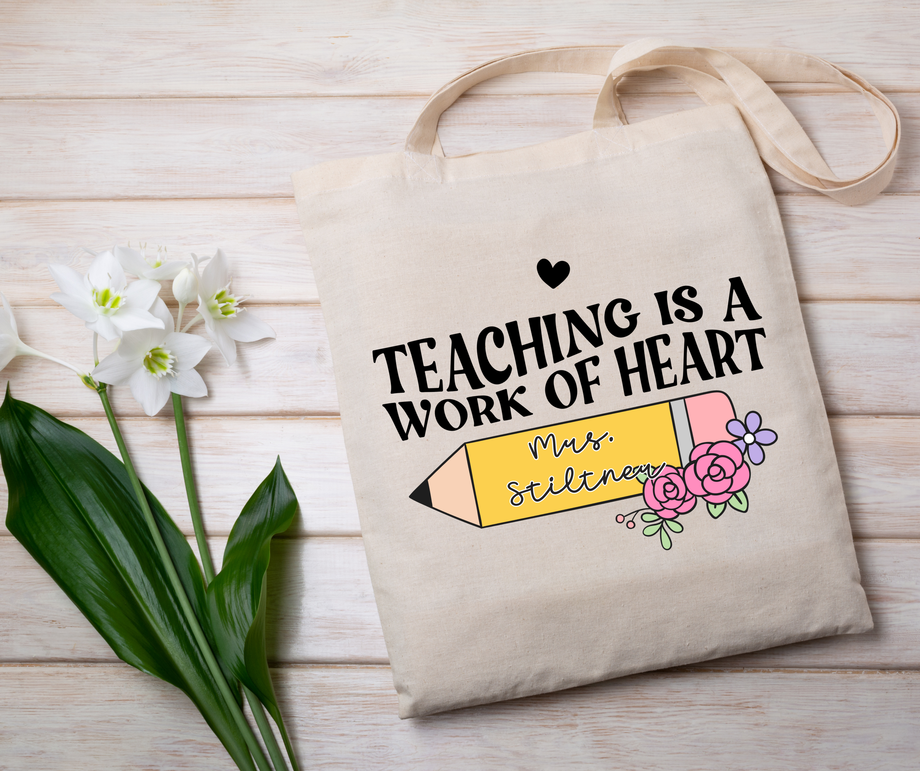 E & A Customs - Wholesale Tote Bag - Unisex - Personalized Teacher Tote Bags1