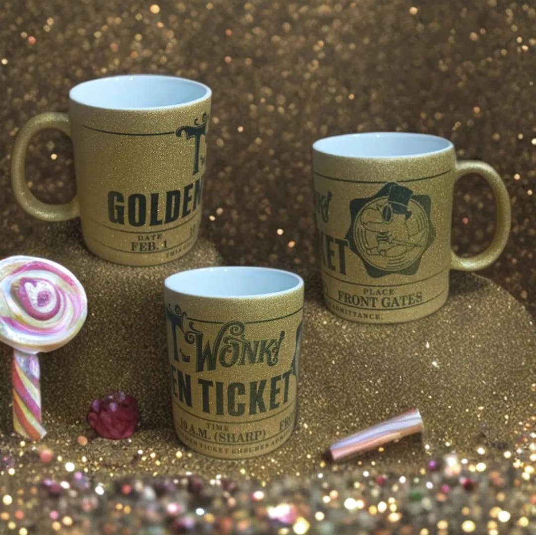 Baby-T - Wholesale Coffee Mug - Willy Wonka glitter mug3