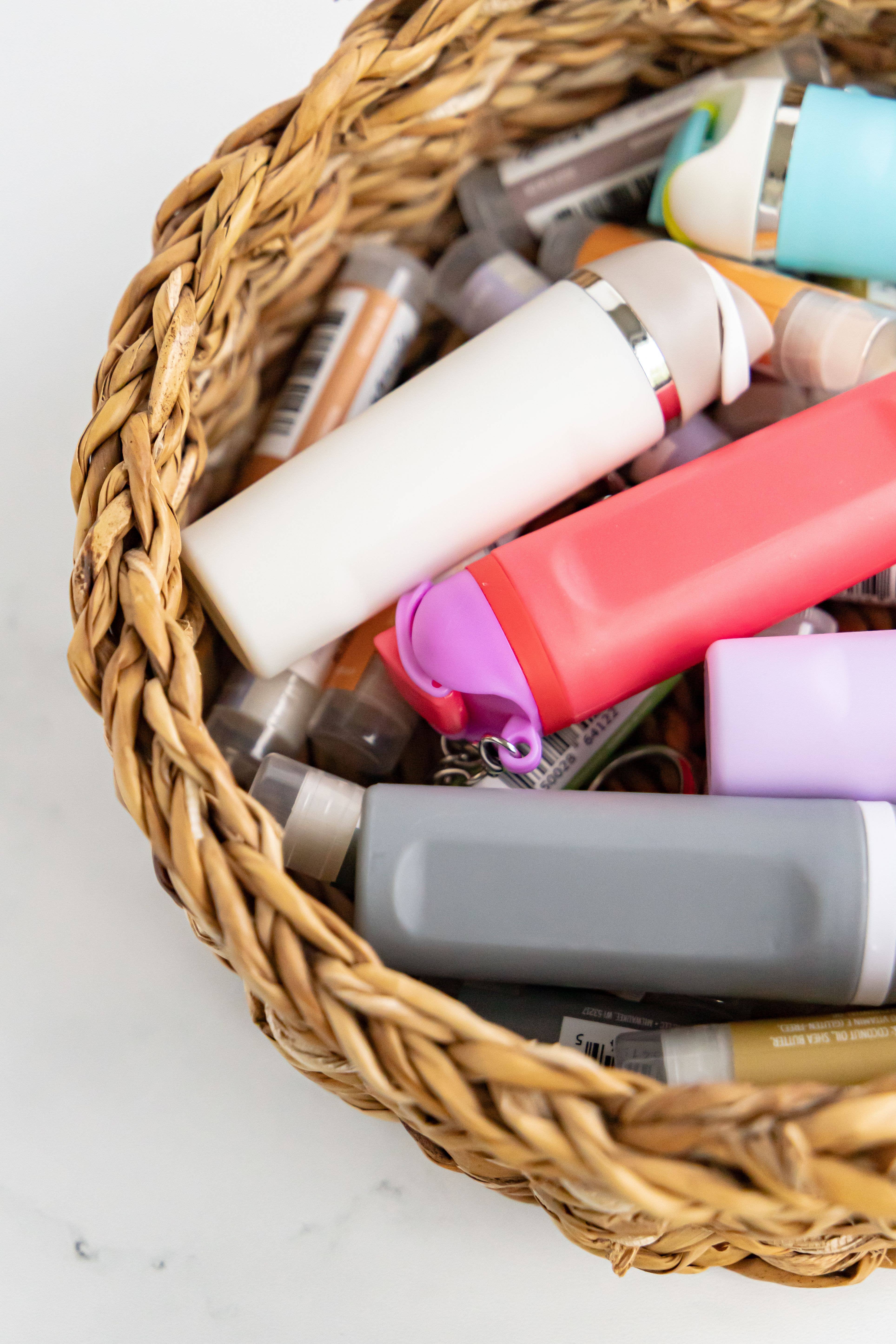 Nourish Natural Products – wholesale Lip Balm – Mini Owala-like Water Bottle Keychain Holder with Lip Balm2