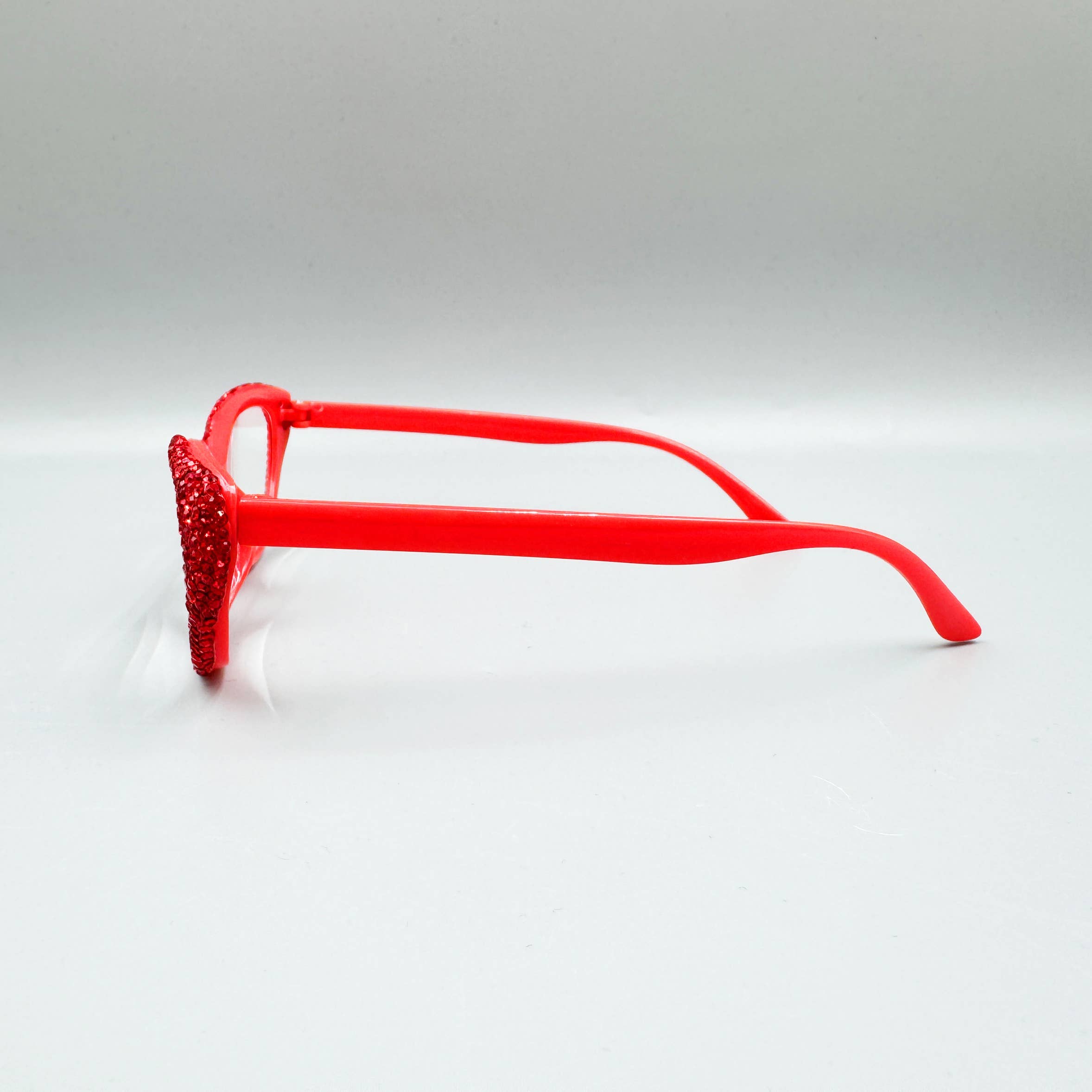 Ole - Vendita all'ingrosso Occhiali da vista - Donna - Occhiali da vista da donna con strass rossi fatti a mano6