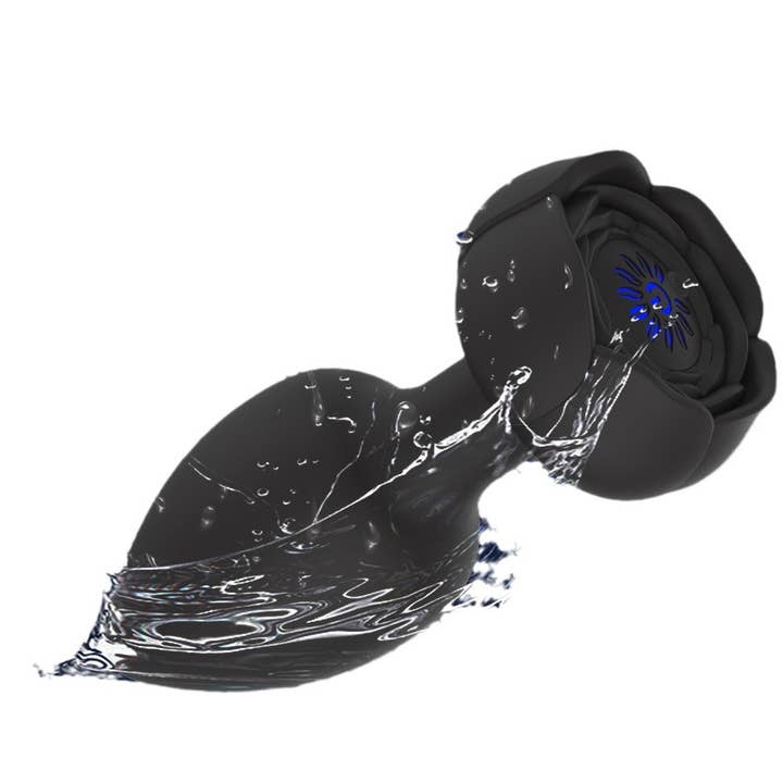 Tourtiwi - Wholesale Sex Toy - Anal Rose Luminous Butt Plug Vibrating Masturbator Sex Toys8