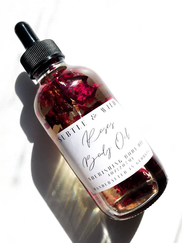 Rose Body Olies|Lichaamsolie | Voedende oliën|Lichtgewicht olie voor wholesale door Subtle & Wild
