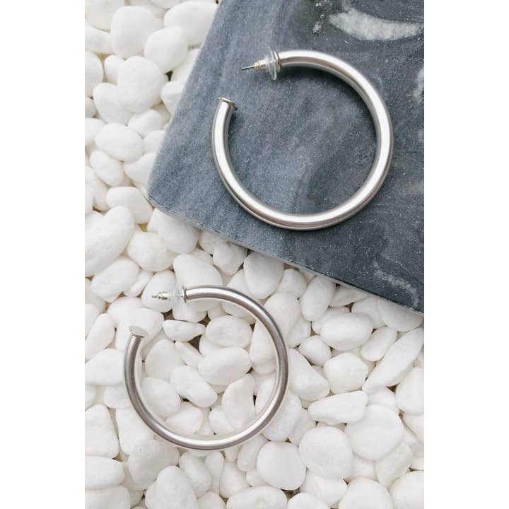 Ellison+Young - Wholesale Hoop Earrings - Upper Class Taste Hoop Earrings