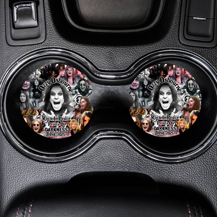 Ozzy O Car Coasters Set of 2 for wholesale by Graveyard Offerings