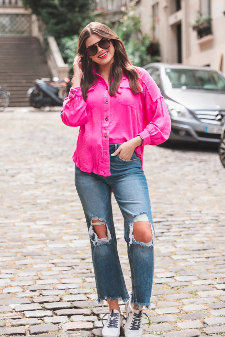 Jess Lea - Wholesale Button Down Shirt - Women's - Dean Button Up Top22