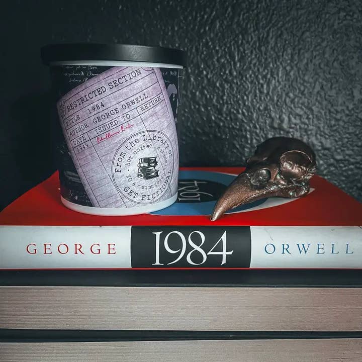 1984 Soy Candle | Bookish Soy Candles for wholesale by Get Fictional
