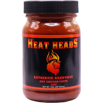 Heat Heads, Inc - Vendita all'ingrosso Salse piccanti - Heat Heads Autentica pasta di pollo calda di Nashville -