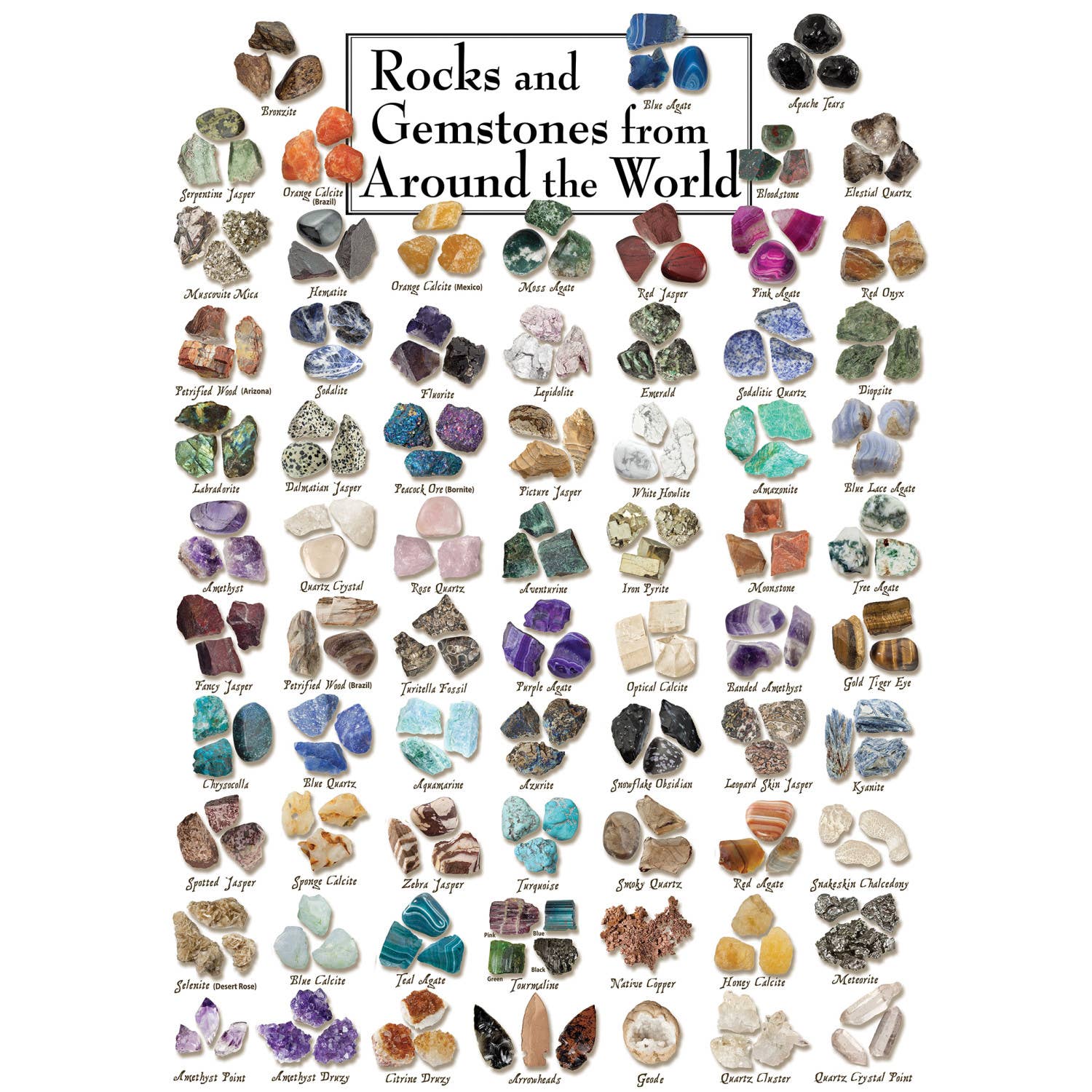 Masterpieces Puzzles - Wholesale Puzzle - Adult - Rocks & Gemstones from Around the World 1000 Piece Puzzle1