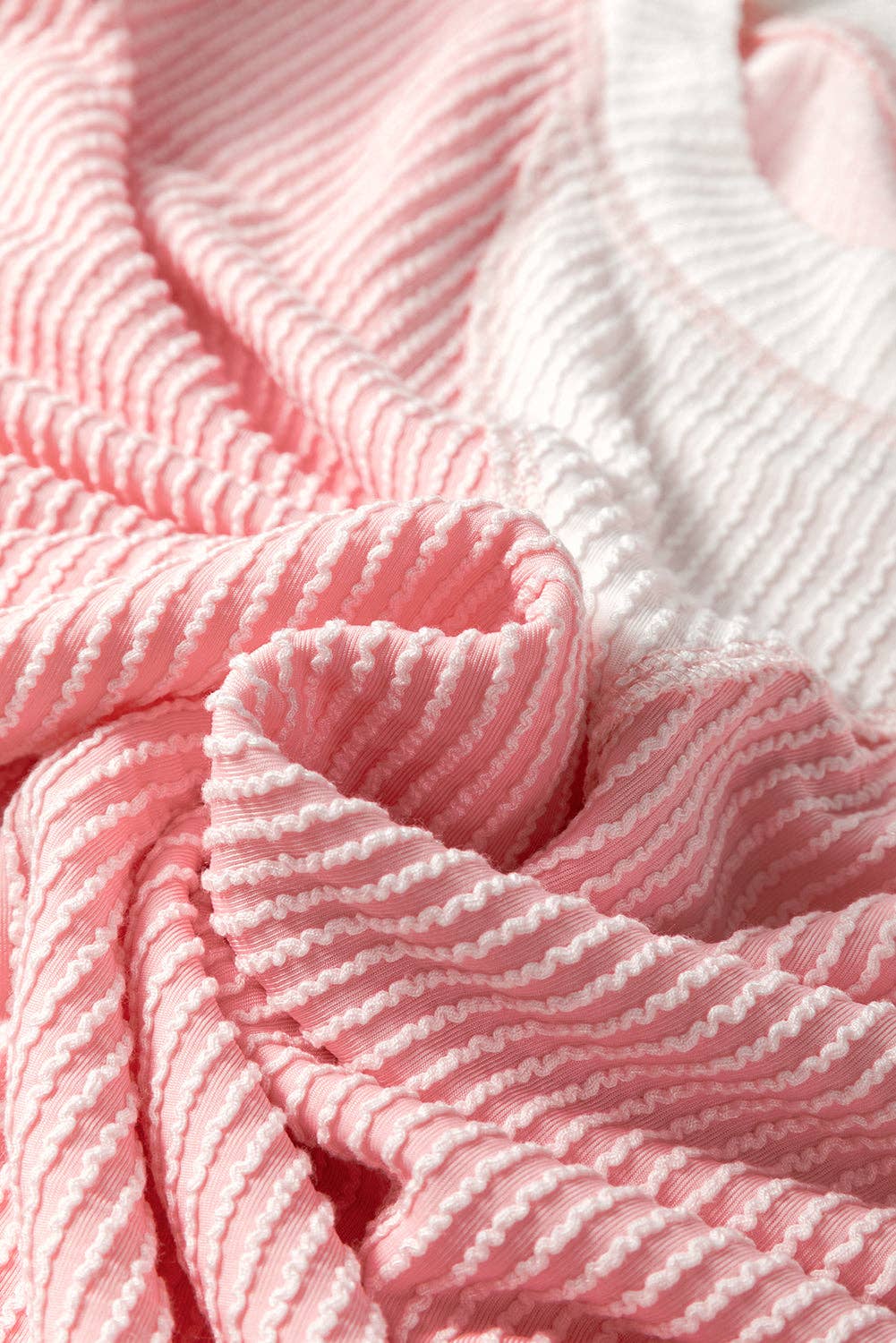 Lovesoft - Wholesale Knit Top - Women's - Blossom Corded Colorblock Drop Shoulder Loose Top4