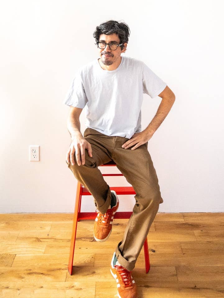 Lightweight Ringspun Short Sleeve Tee - Bleached Blue for wholesale by Grown and Sewn