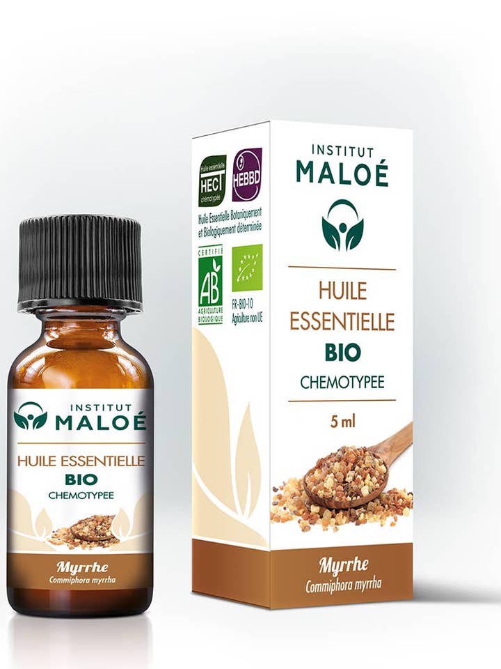 Organic Myrrh Essential Oil - 5 mL for wholesale by Institut Maloé