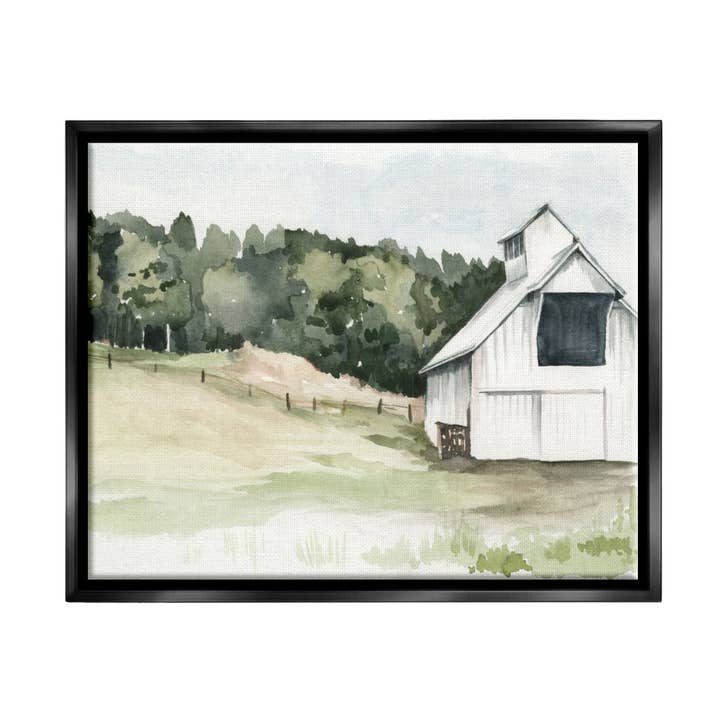 Countryside Farmhouse Barn Floating Framed for wholesale by Stupell Industries