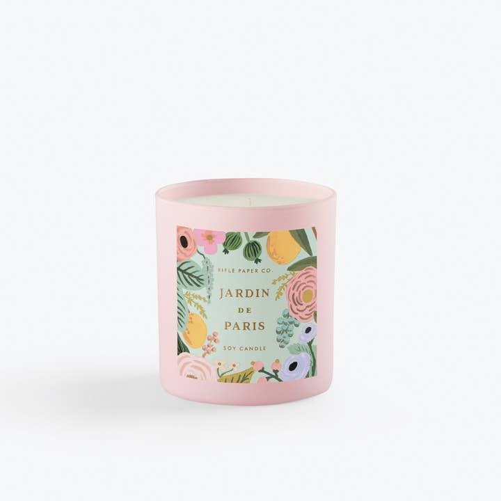 Rifle Paper Co. - Wholesale Jar/Filled Candle - Jardin de Paris Candle
