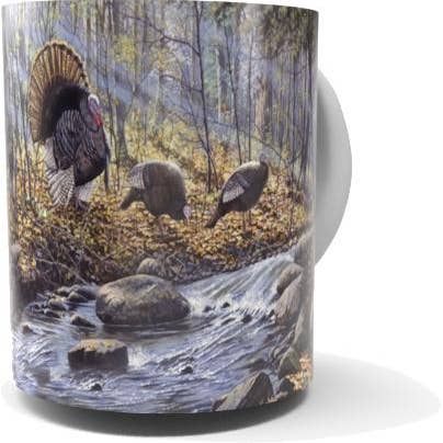 Natures Window - Wholesale Coffee Mug - MORNING AT SPRING CREEK by JACK PALUH TURKEY COFFEE MUG