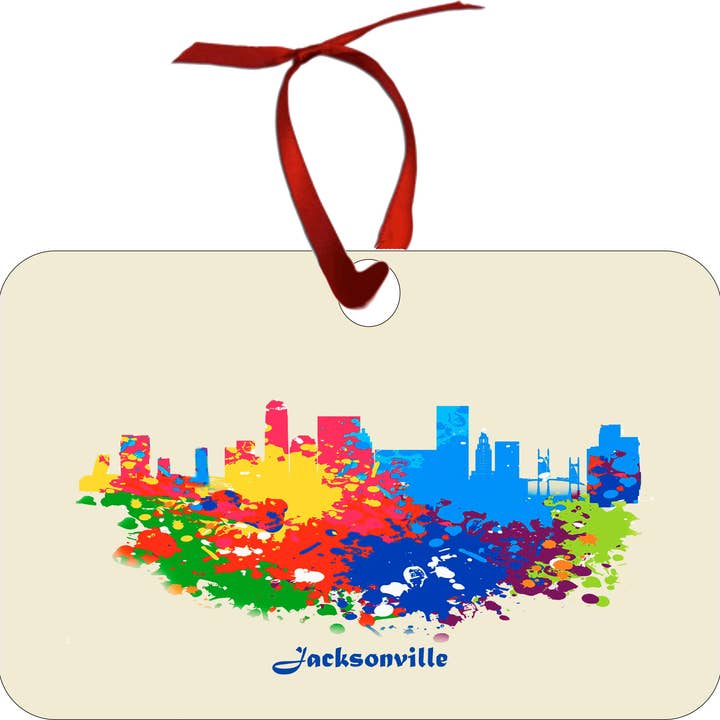 City of Jacksonville Christmas Holiday Ornament for wholesale by BMS BIZ