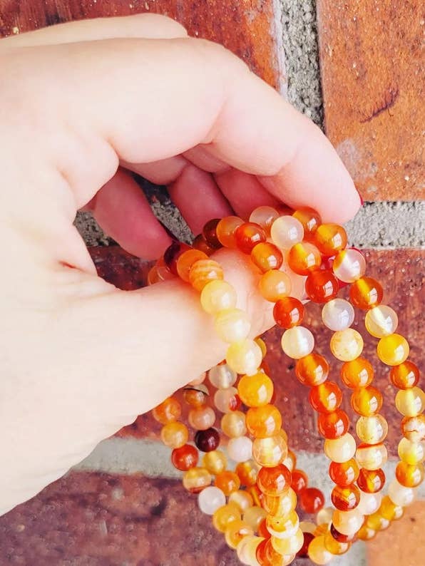 Pulsera de cristal cornalina para venta al por mayor de ZARDENIA