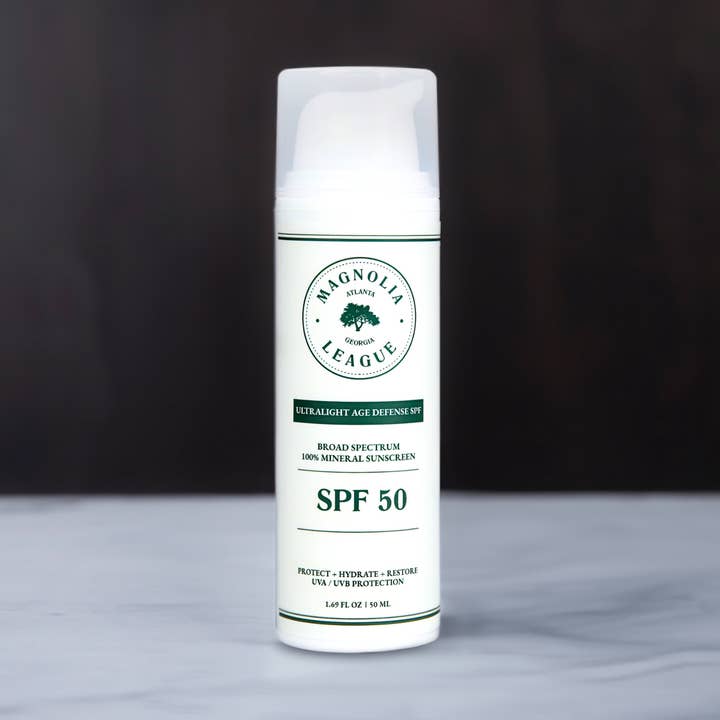 Ultralight Age Defense SPF for wholesale by Magnolia League