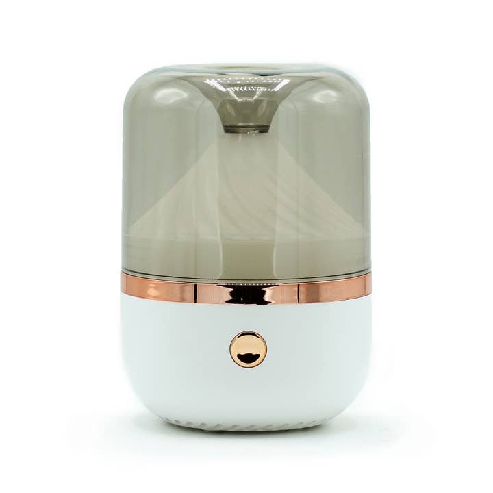 Diffuseur Urban Aroma blanc et bronze - USB - Changement de couleur pour la vente par Ancient Wisdom