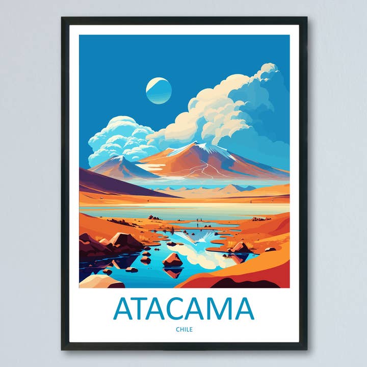 Fuerteventura Spain Travel Poster for wholesale by TravelzonaArt