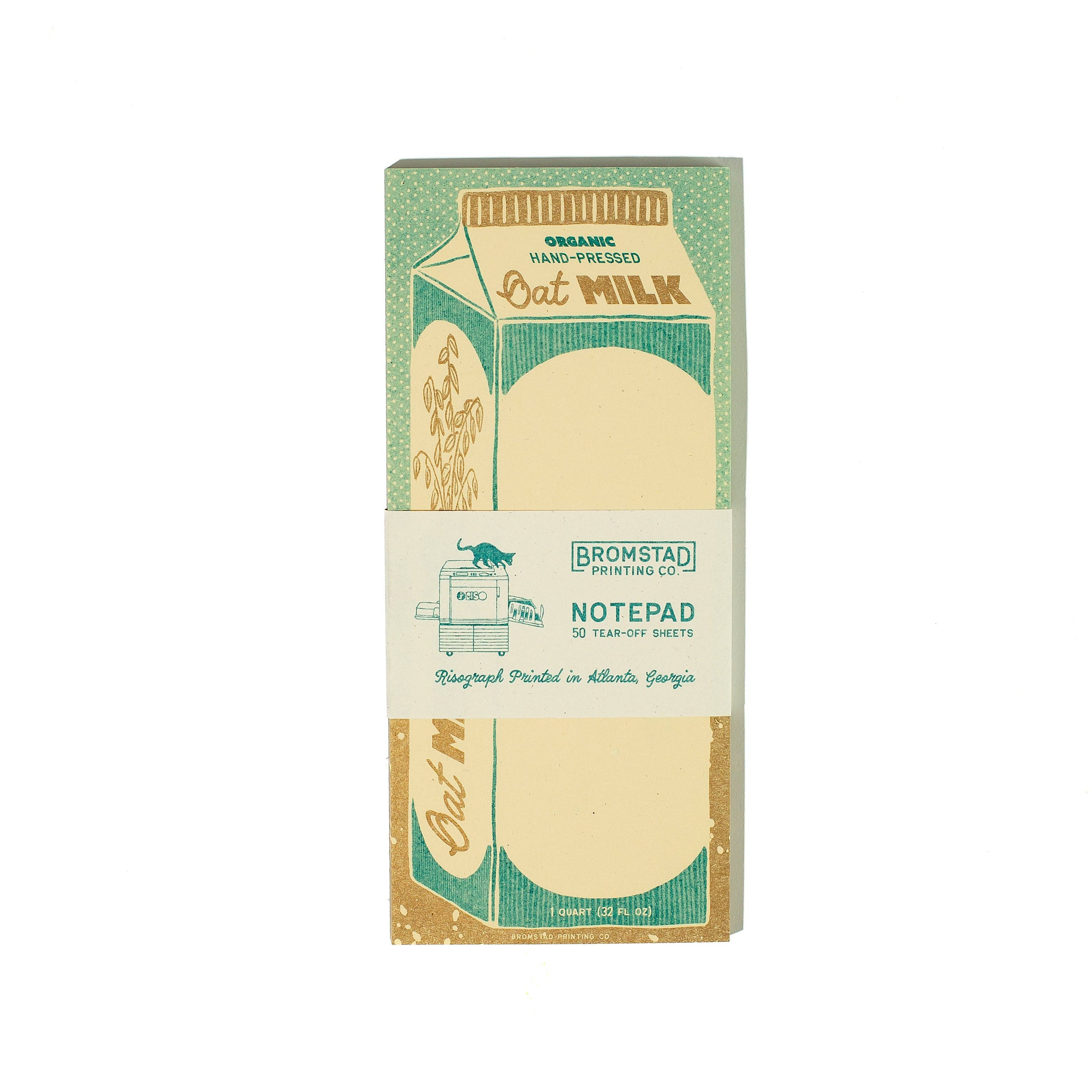 Bromstad Printing Co. - Wholesale Notepad - Oat Milk - Risograph Notepad4