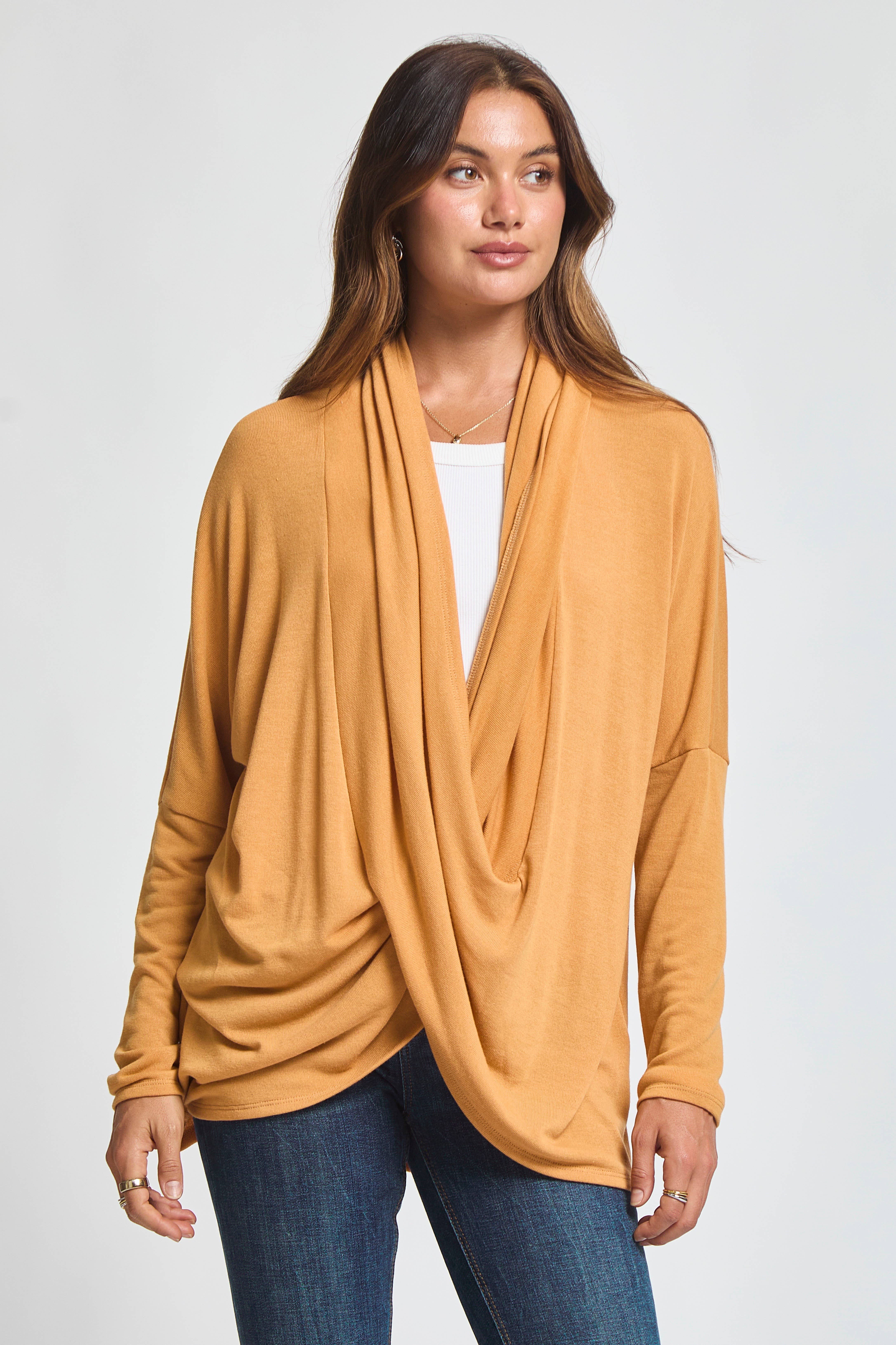 Dear Scarlett - Wholesale Tunic - Women's - Soft Drape Hacci Wrap4