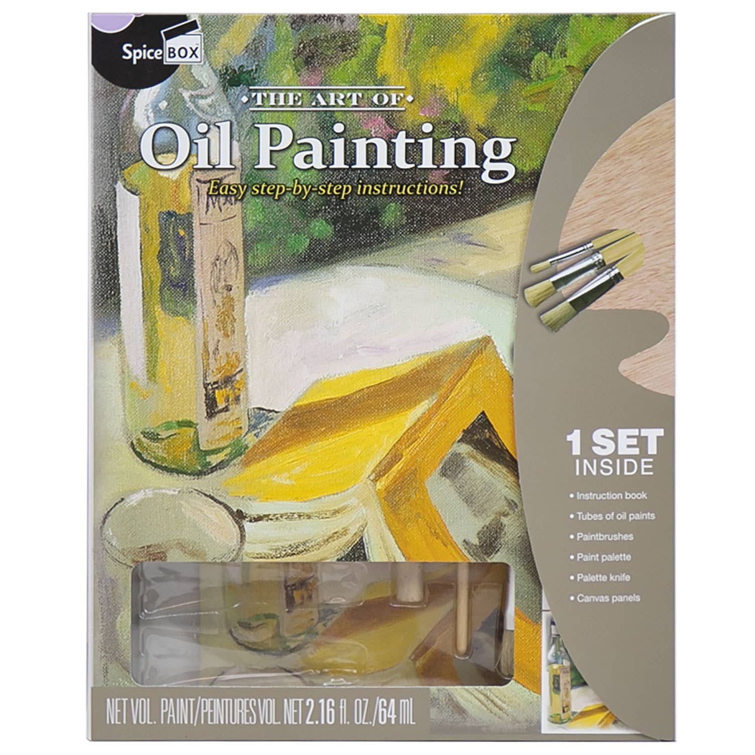 SpiceBox Product Development LTD – wholesale Paint set – The Art Of Oil Painting Guidebook & Complete Art Set2