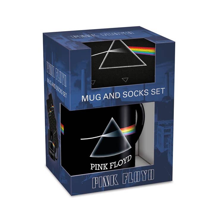 Pink Floyd (Dsotm) Mug & Sock Set for wholesale by Pyramid International