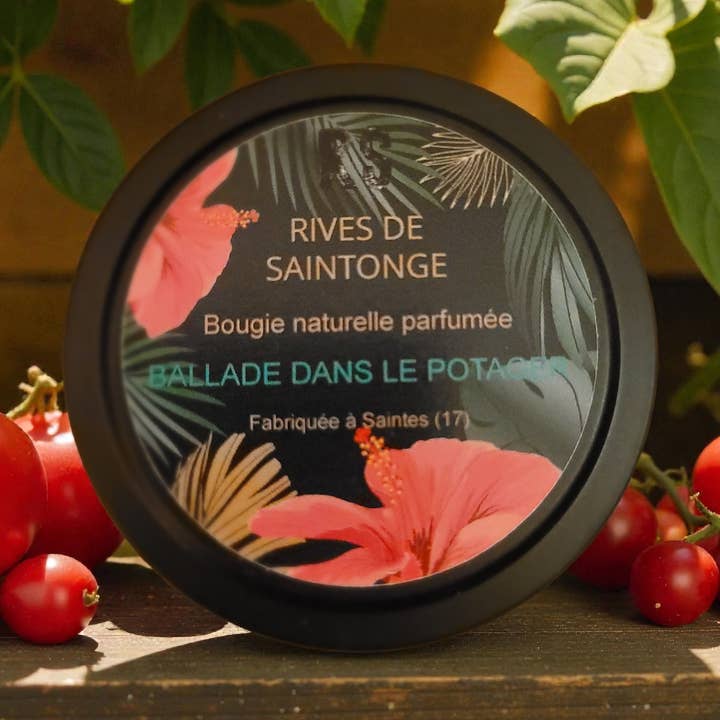 Paseo con velas naturales en el huerto para venta al por mayor de RIVES DE SAINTONGE