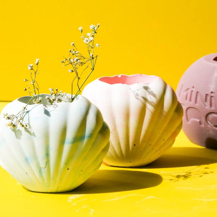 Mini Seashell Vase Mould for wholesale by Minimouldfactory