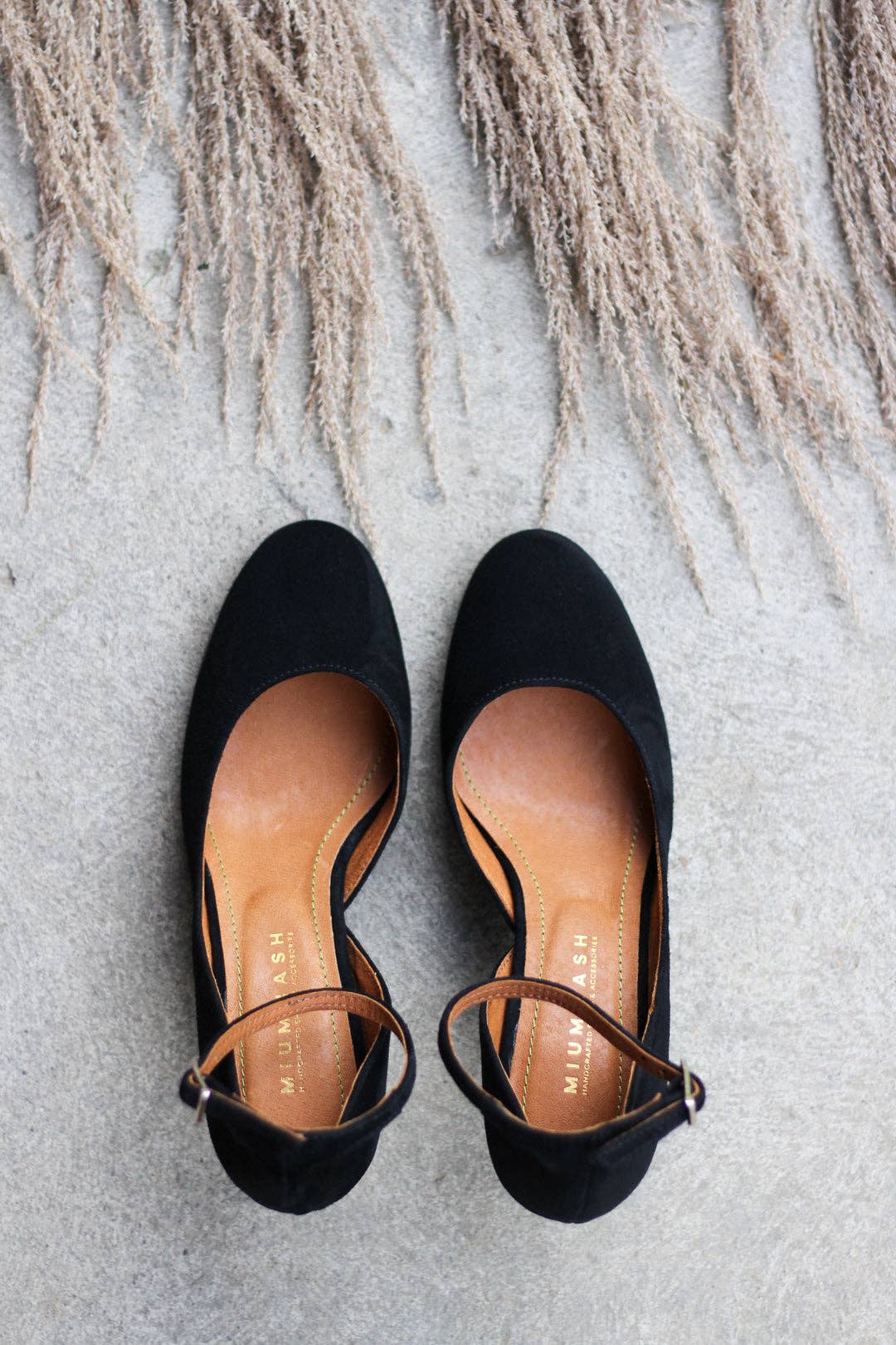 MIUMMASH DAMIAN TOMZIK - Wholesale High Heels - Women's - Handmade Suede heels (6 cm) - Elena - Black 35-420