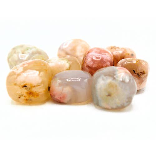 Green Tree - Wholesale Spiritual Stone/Crystal - Agate Cherry 'AB' Tumbled Stones 200 gr1