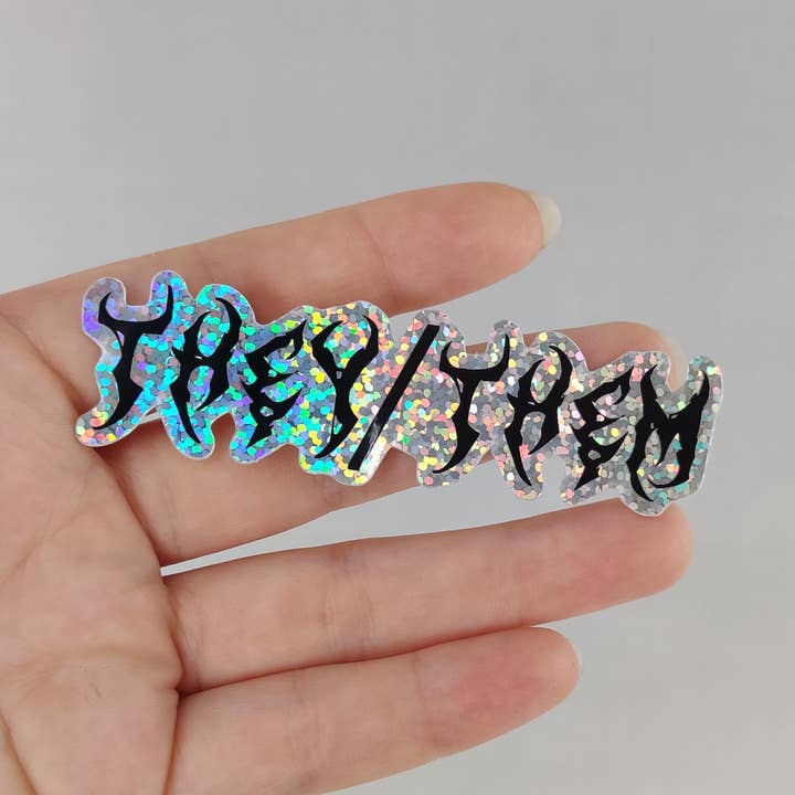 They/Them sticker for wholesale by Altcultures