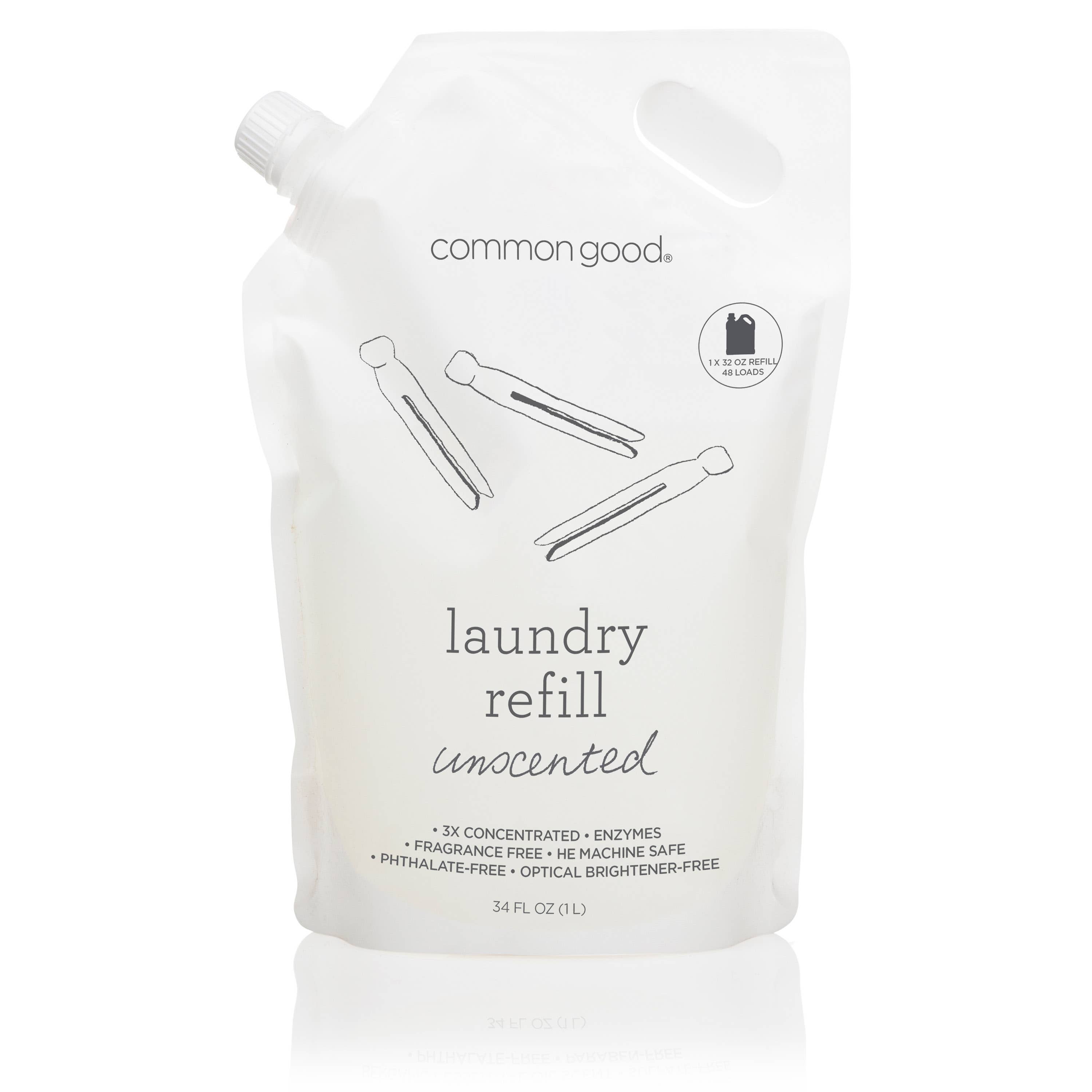 Common Good - Wholesale Liquid Laundry Detergent - Laundry Detergent Refill Pouch, 34 Fl Oz2
