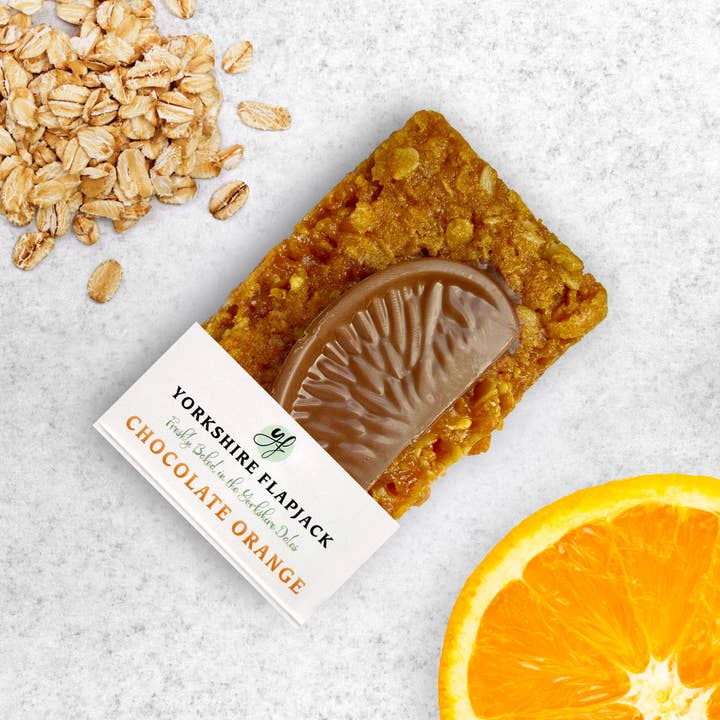 Yorkshire Flapjack - Wholesale Snack Bar - Yorkshire Flapjack Chocolate Orange Flapjack