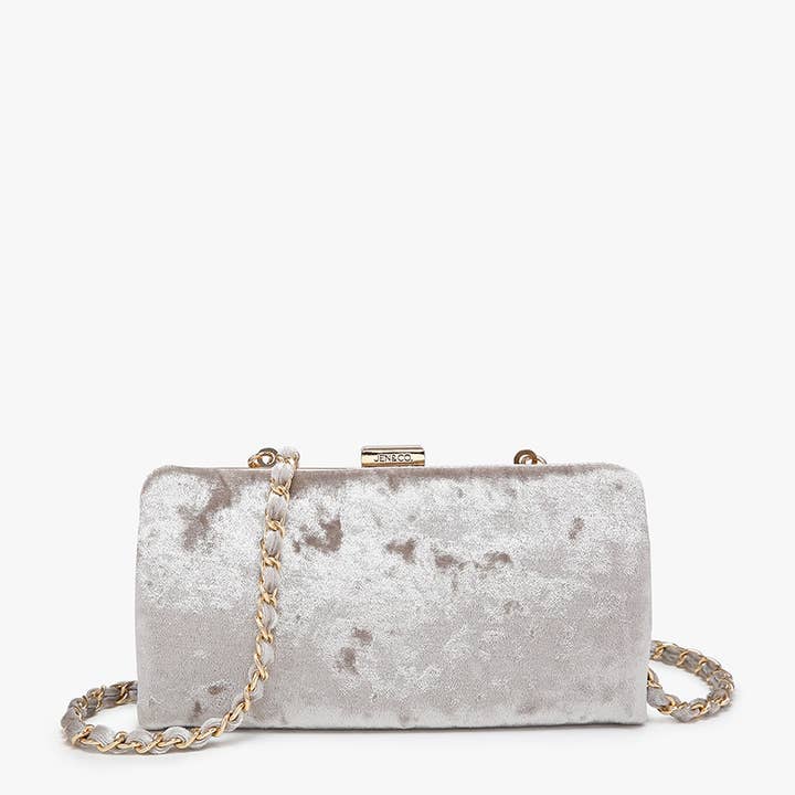 Jen & Co. - Wholesale Crossbody bag – Women's - WL2339V Sue Velvet Wallet Pouch Crossbody7