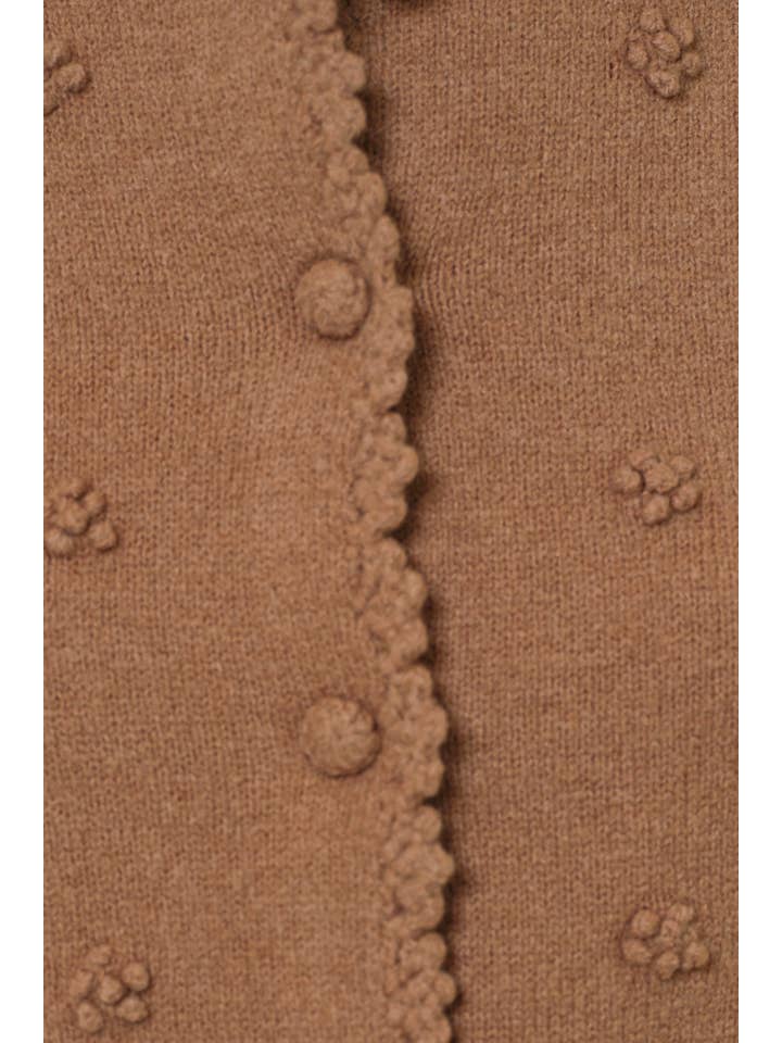 ROSIE POSIE - Wholesale Cardigan - Women's - RP2579 - Pom Pom Buttoned Cardigan1