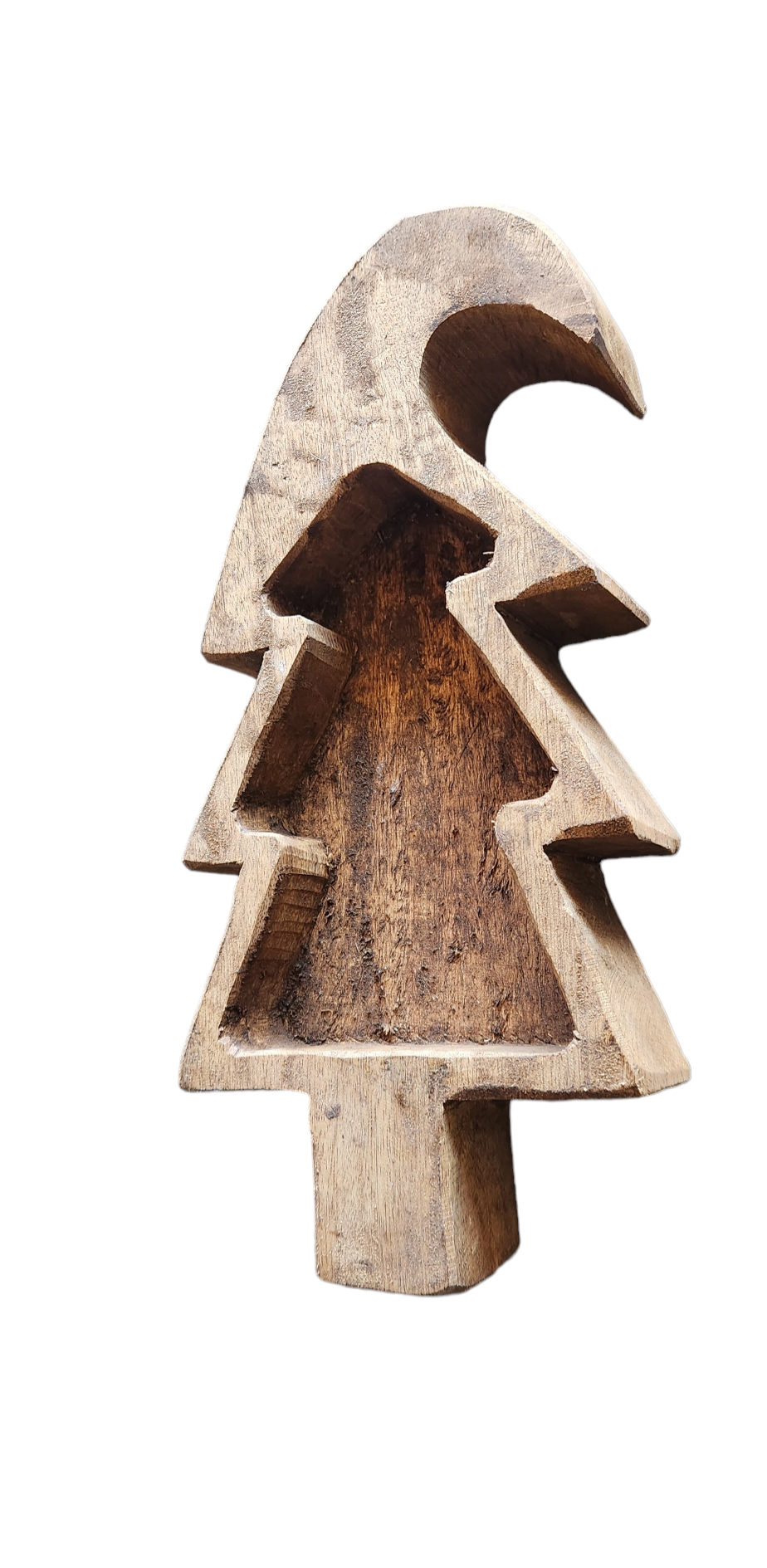 Luises Perez Imports LLC – wholesale Decorative plate/dish/bowl – Grinch tree wood bowl2