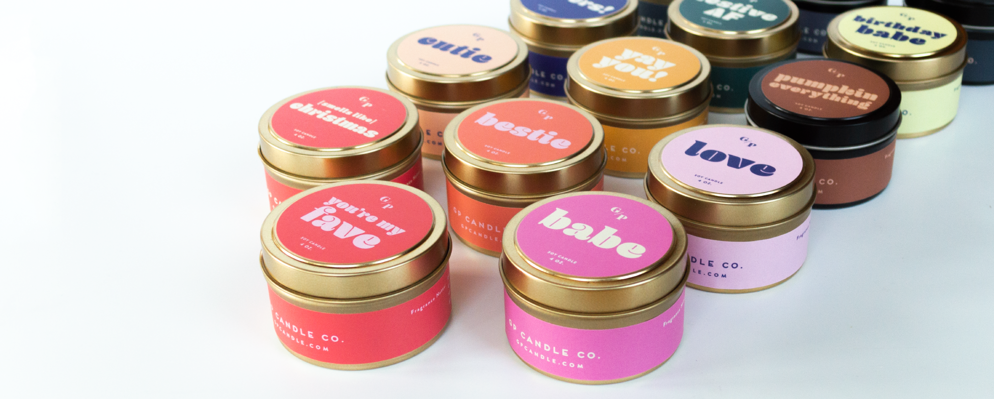 GP Candle Co. - Wholesale Travel Candles - Babe Just Because 4 oz. Candle Tin3