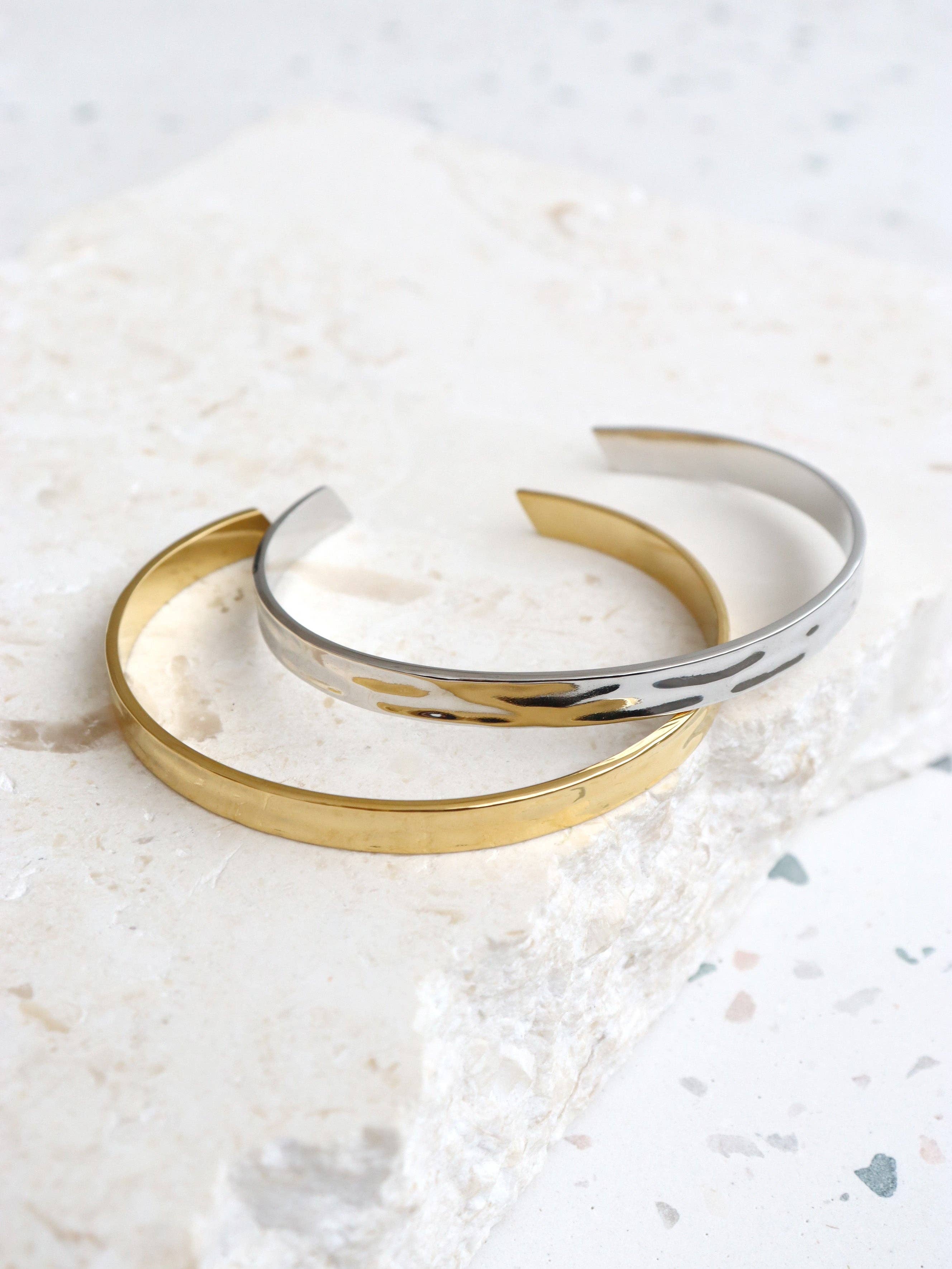 Angels Whisper Accessories – wholesale Cuff bracelet – Toro Skinny Open Cuff Sterling Silver Plated Bangle4