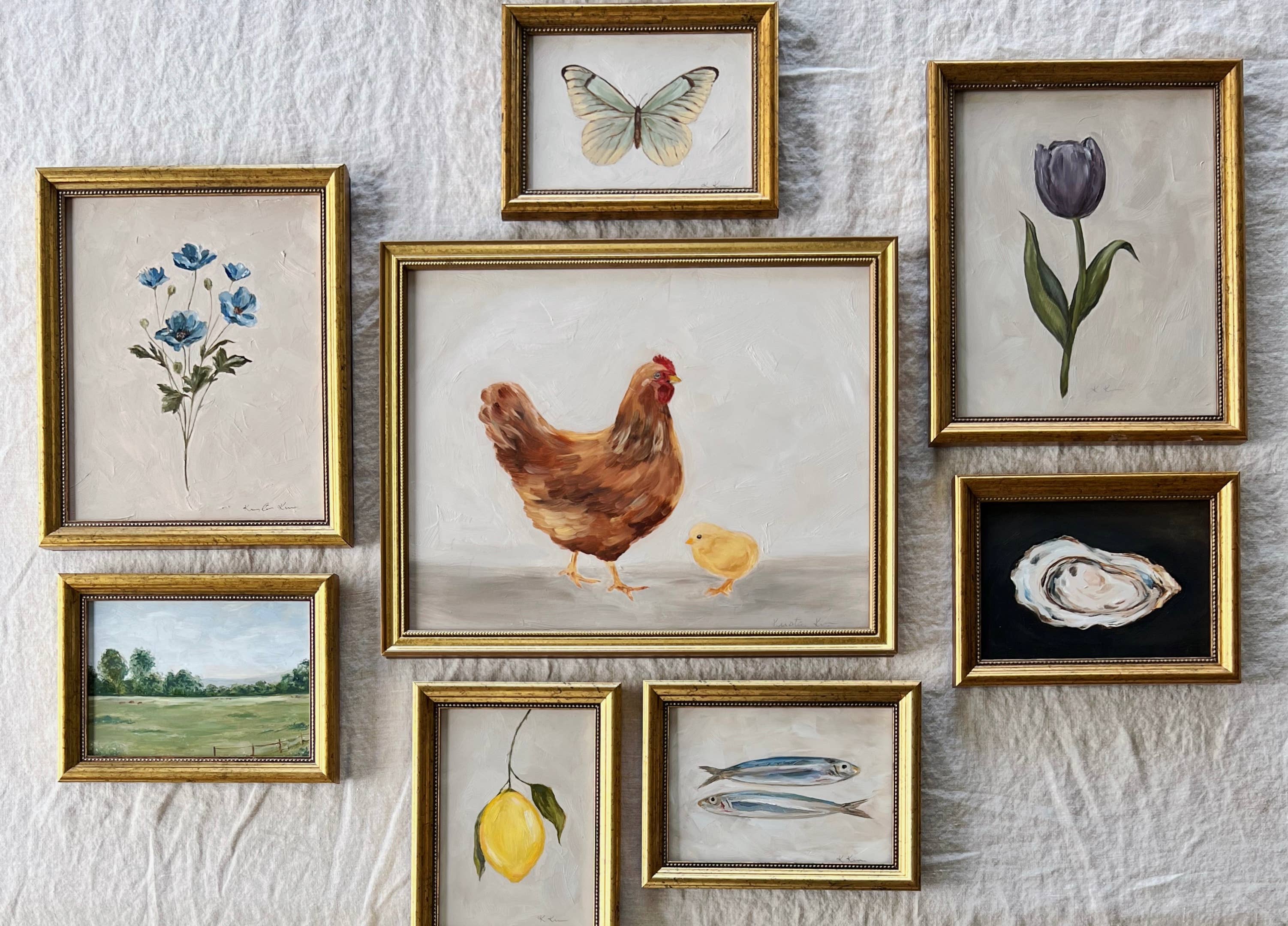 Krista Kim Studio - Wholesale Art print - SARDINES II - Art Print (unframed)   6