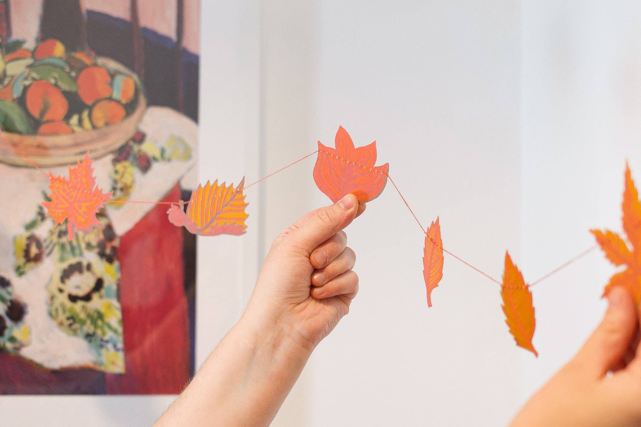 East End Press - Wholesale Bunting/Garland - Autumn Leaves Sewn Garland10